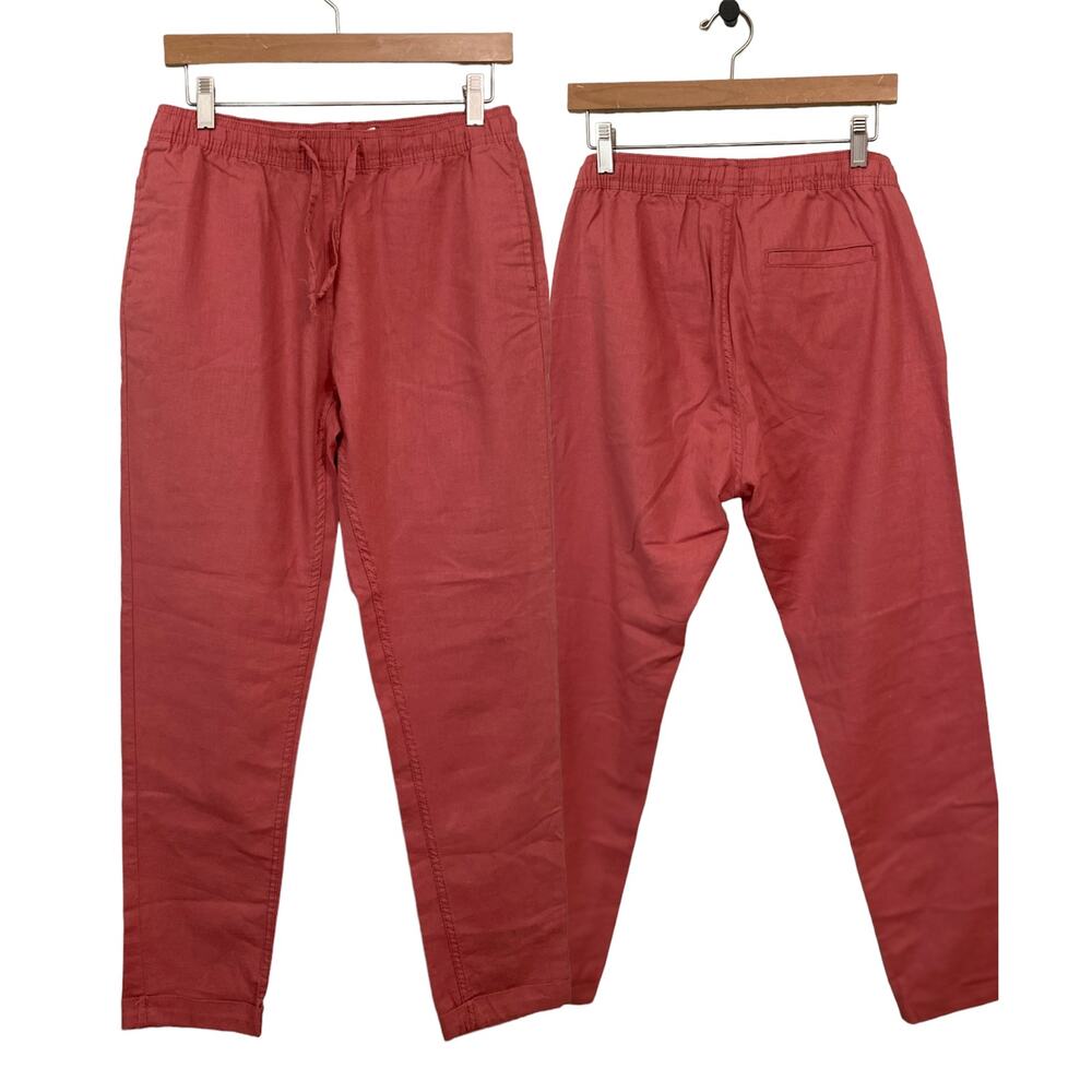 Onia Pants Linen Cotton Pull On Lightweight Women’s Size Small